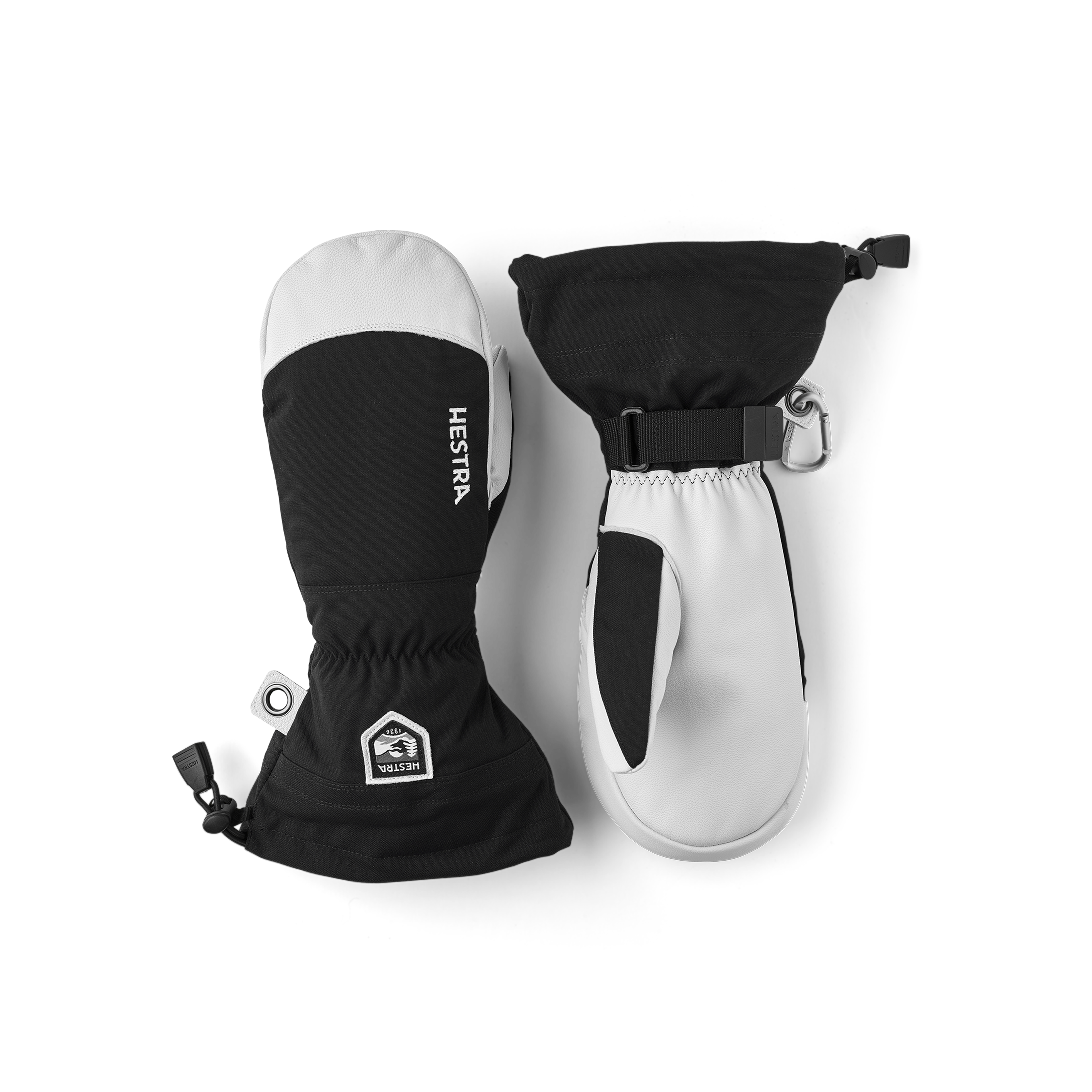 スキー・スノーボードアクセサリー HESTRA Leather Grove mitten 9 Army Leather Heli Ski - mitt – Hestra Gloves